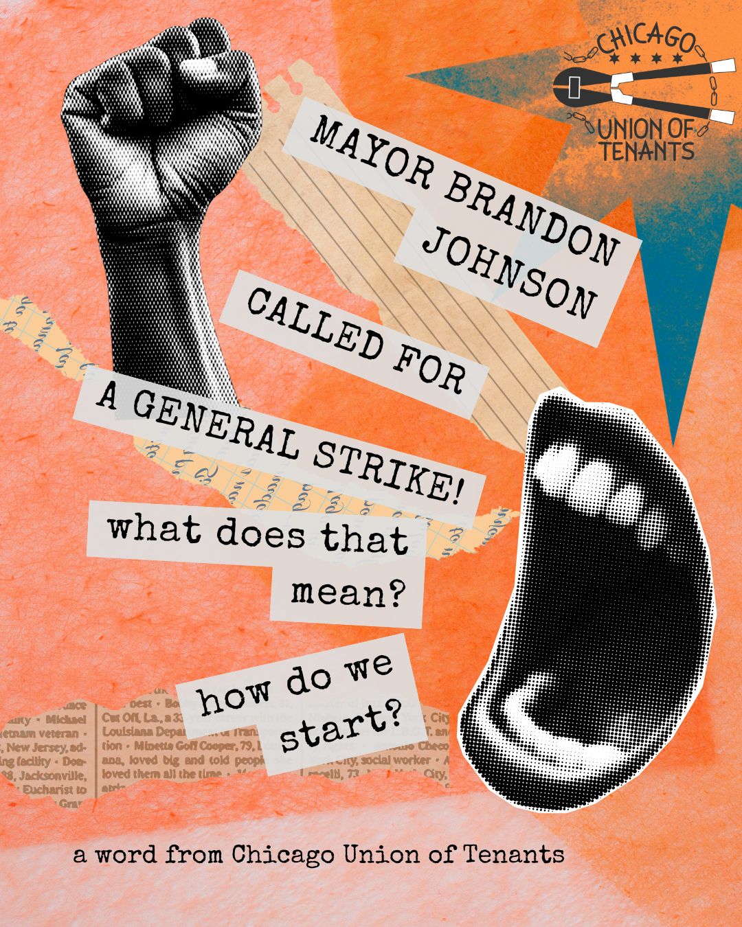 CALL FOR A GENERAL STRIKE